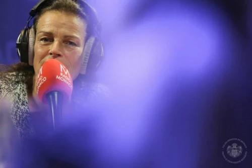 Princess Stephanie of Monaco took part in a radio program dedicated to the fight against HIV/AIDS 