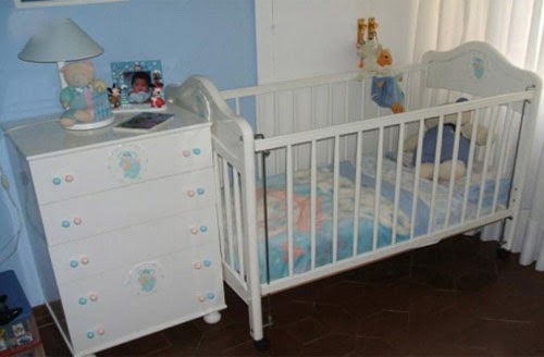 DORMITORIO PARA BEBE COLORES CLAROS : DORMITORIOS PARA VARONES