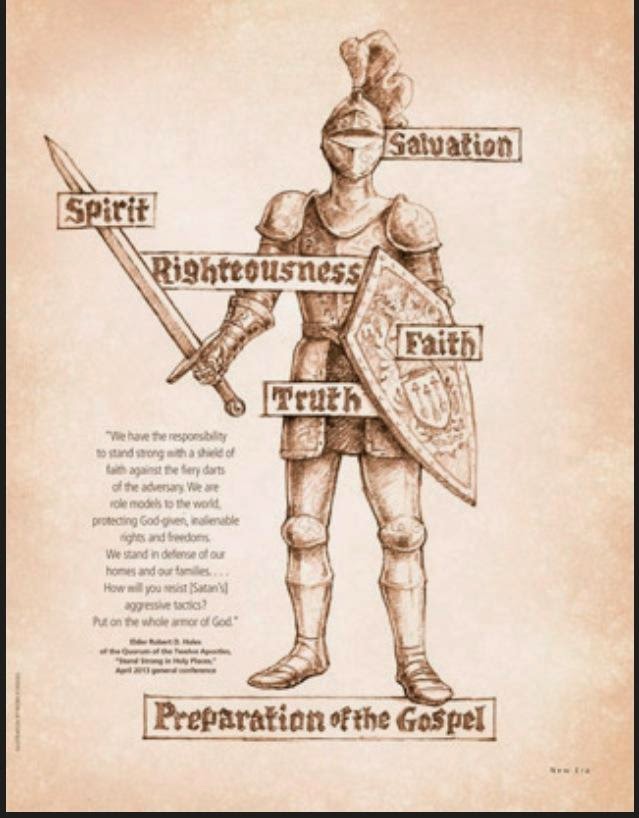 Bullard Ward Young Women Putting on the Armor of God!