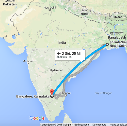 Bangalore To Kolkata Map Kiwi Days: From Kolkata To Bangalore And One Majestic Black Bull