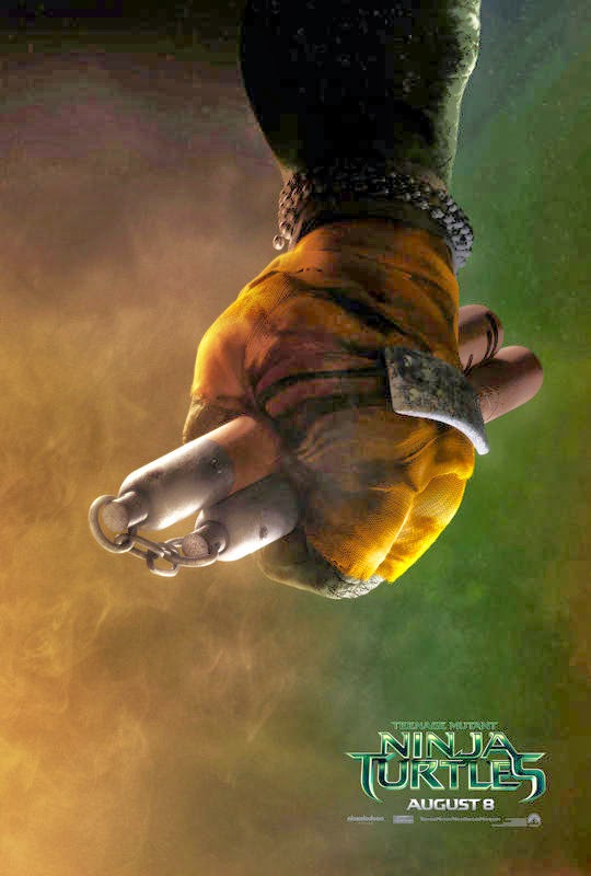 Character Posters for "Teenage Mutant Ninja Turtles" Teases TurtleHands