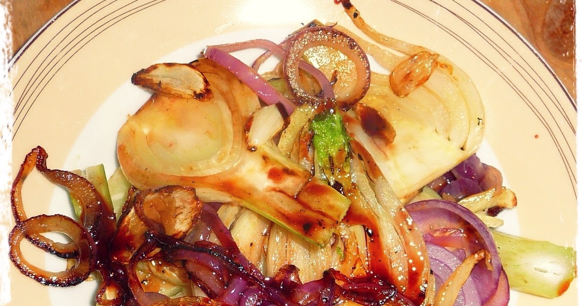 InvisiblePinkFood Friday quickie Pan fried fennel and onion