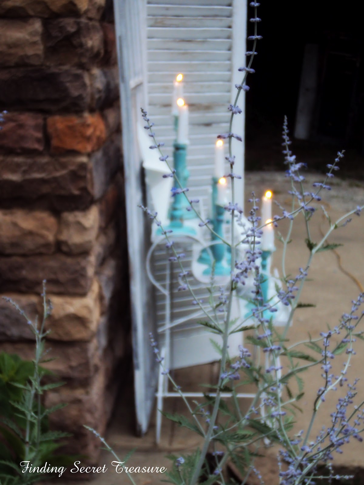 Finding Secret Treasure Candlelight in the Garden