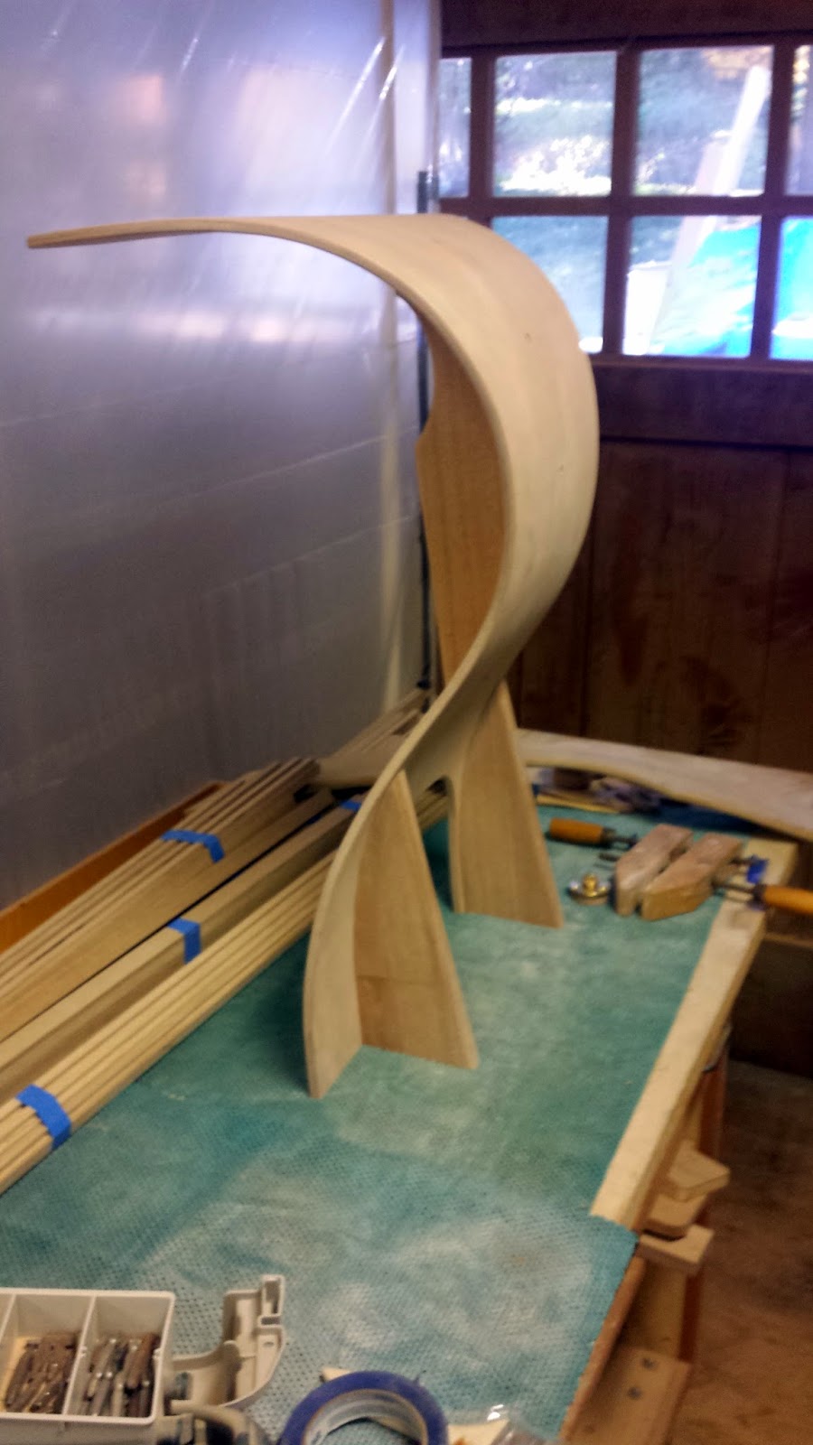 Fly Fishing Traditions Kingfisher Drift Boat Build Aft Knee Brace