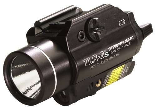 Streamlight 69230 TLR-2s Rail Mounted Strobing Tactical Light with Laser Sight and Rail Locating Keys