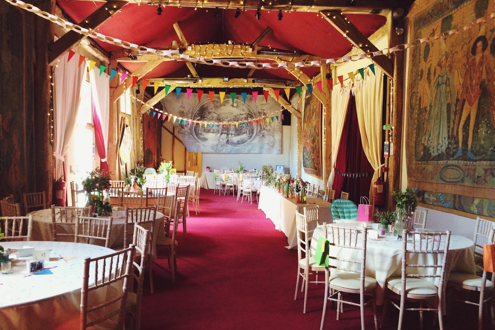 Summer Wedding decorations - rustic style, Combe Manor