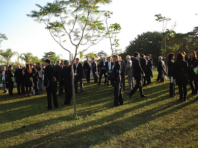 Participantes do C40  plantou árvores no Parque Ibirapuera Representantes de 59 cidades do mund