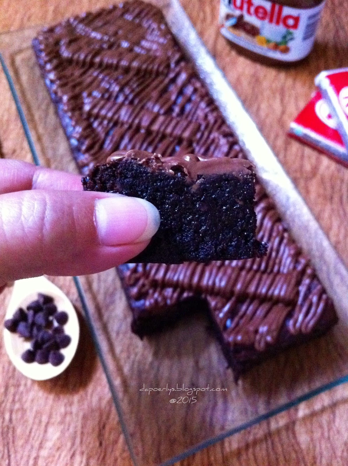 Dapur Ibu: Nutella Kit Kat Brownies ~ Extreme Fudgy Dapur Ibu: Nutella Kit Kat Brownies ~ Extreme Fudgy