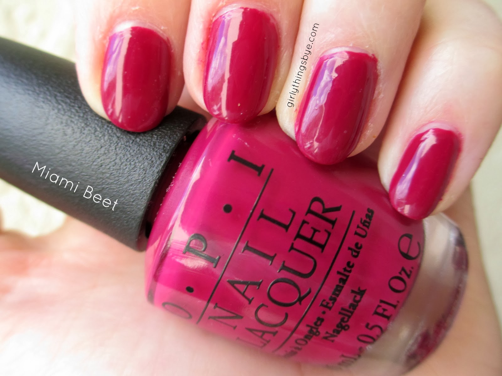 6. OPI "Miami Beet" from the South Beach Collection - wide 2