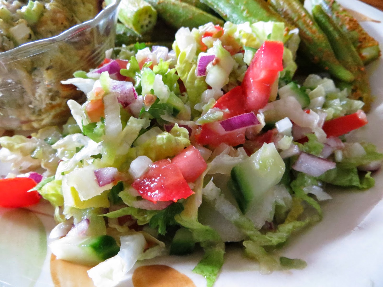 Systemic Candida Bittermelon Salad (raw)