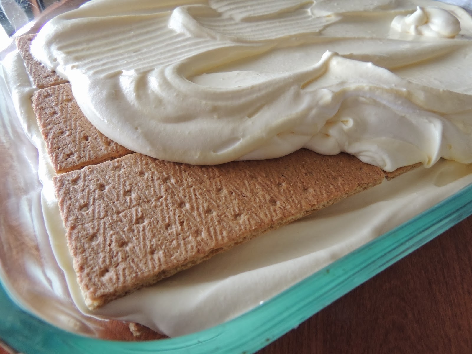 Recipe Chocolate Eclair Pudding Pie Walking on Sunshine