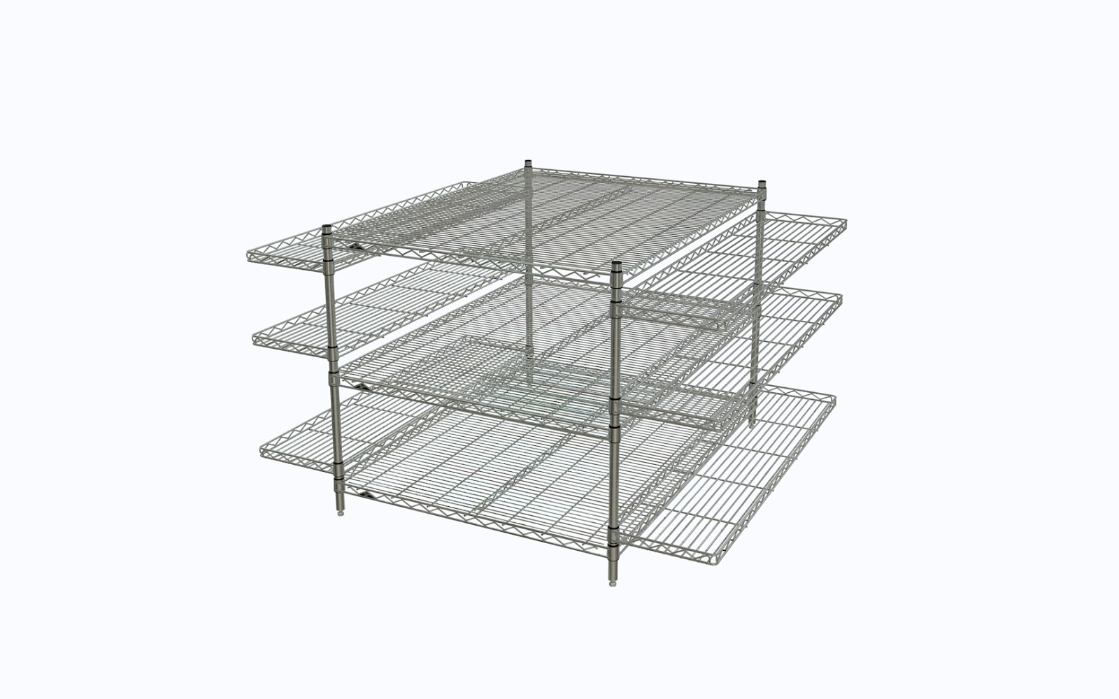 Metro Shelving Products Retail Display Island