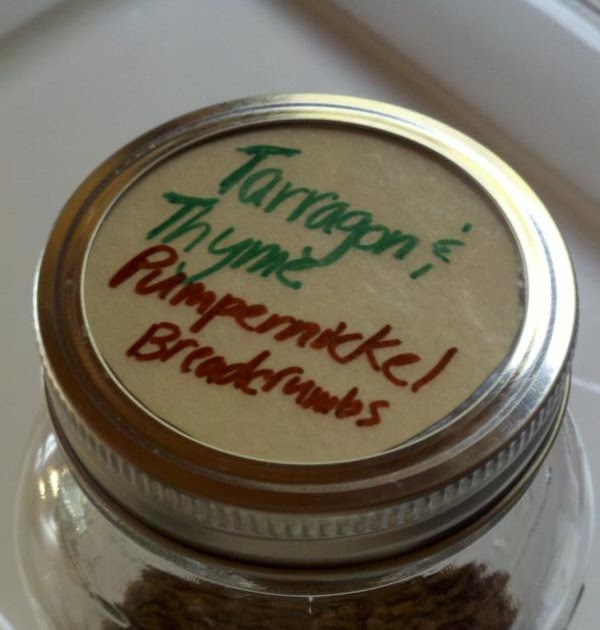 ramblingstump Tarragon Thyme Pumpernickel Bread Crumbs