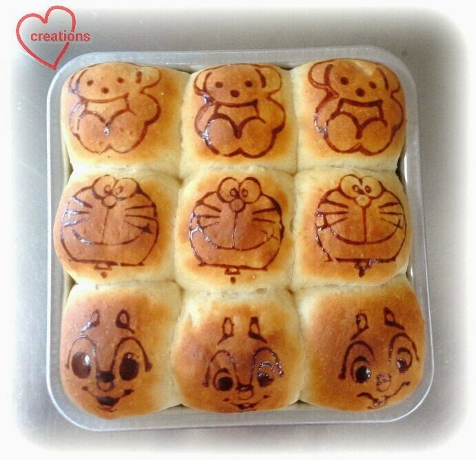 Loving Creations for You 40Minute Cartoon Character Printed Buns