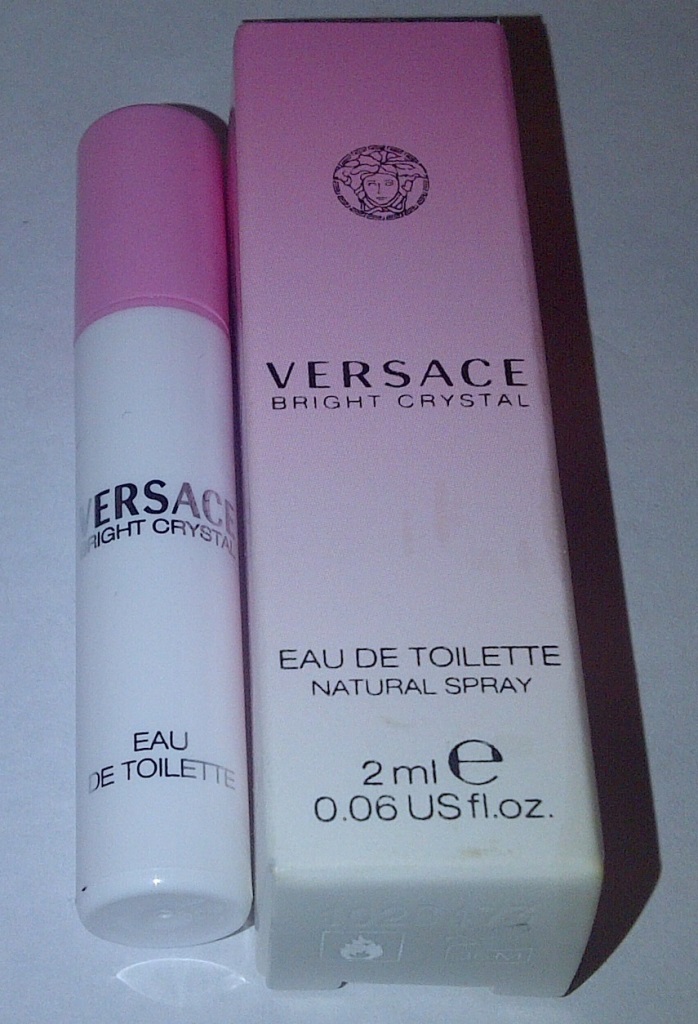 BeautySwot Perfume Sample Saturday Versace Bright Crystal EDT