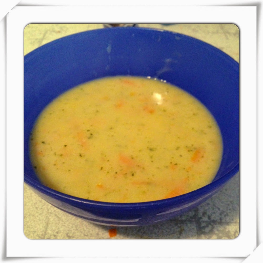 Heart Zipper Homemade Cream of Zucchini Soup Recipe