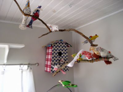 bird mobile for nursery