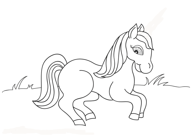 Horse Coloring Pages title=