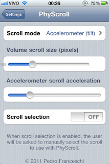 iPhone's Accelerometer or Volume buttons can be used to scroll in Any App [Video]