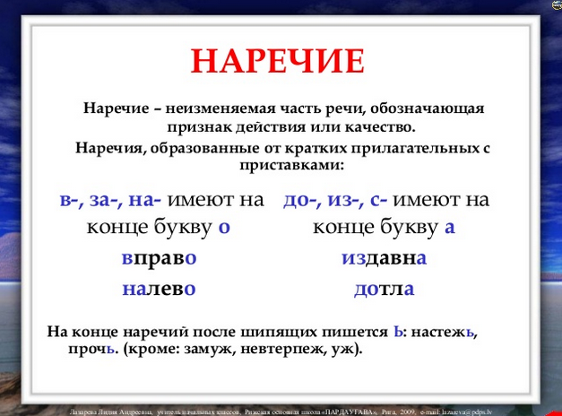 Слово сама как часть речи