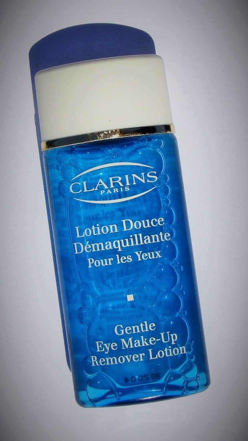 little white truths Clarins Gentle Eye Makeup Remover Lotion review