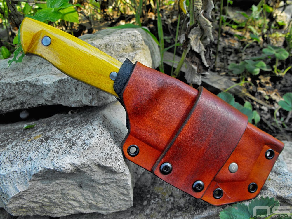 O'Dell Studios Craft & Design Enzo Trapper Kydex Leather Hybrid Sheath Build