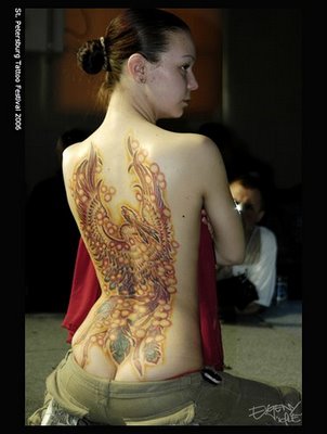 Sexy girl body tatto design
