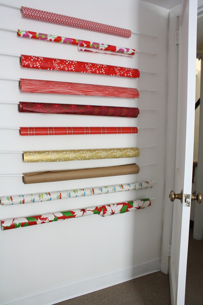 Meet Me in Philadelphia Wrapping Paper Wall Organizer