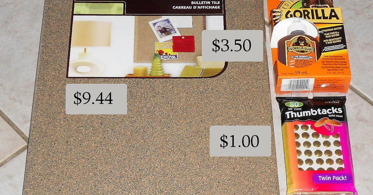 Not A House, But A Home Kitchen Cork Board Tutorial