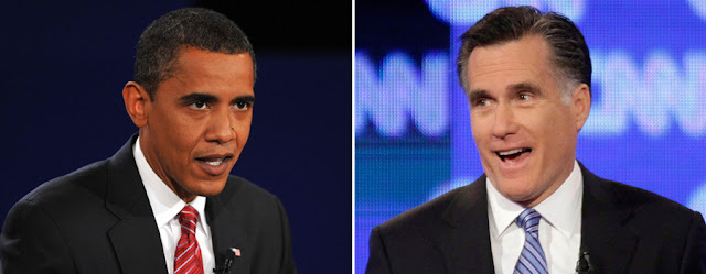 2012 Presidential showdown between Obama and Romney