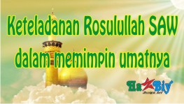 Ngaji Yuk Rosululloh Saw Sebagai Uswatun Hasanah