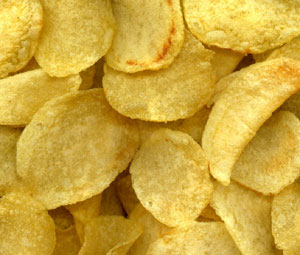 Crisps, or potato chips as they are called in America