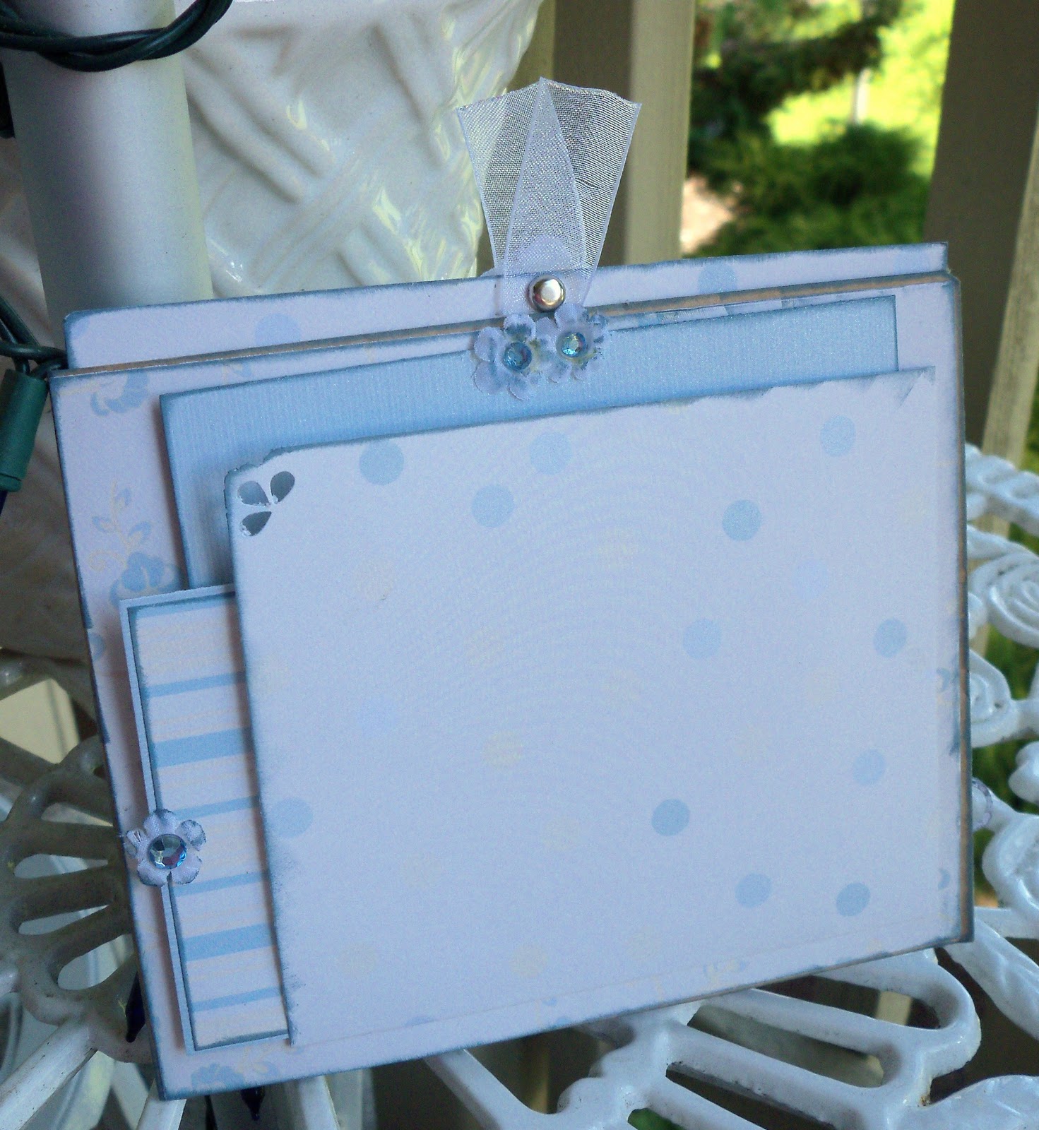 My Favor8 Blog Brown Bag Greeting Card Mini Album 2