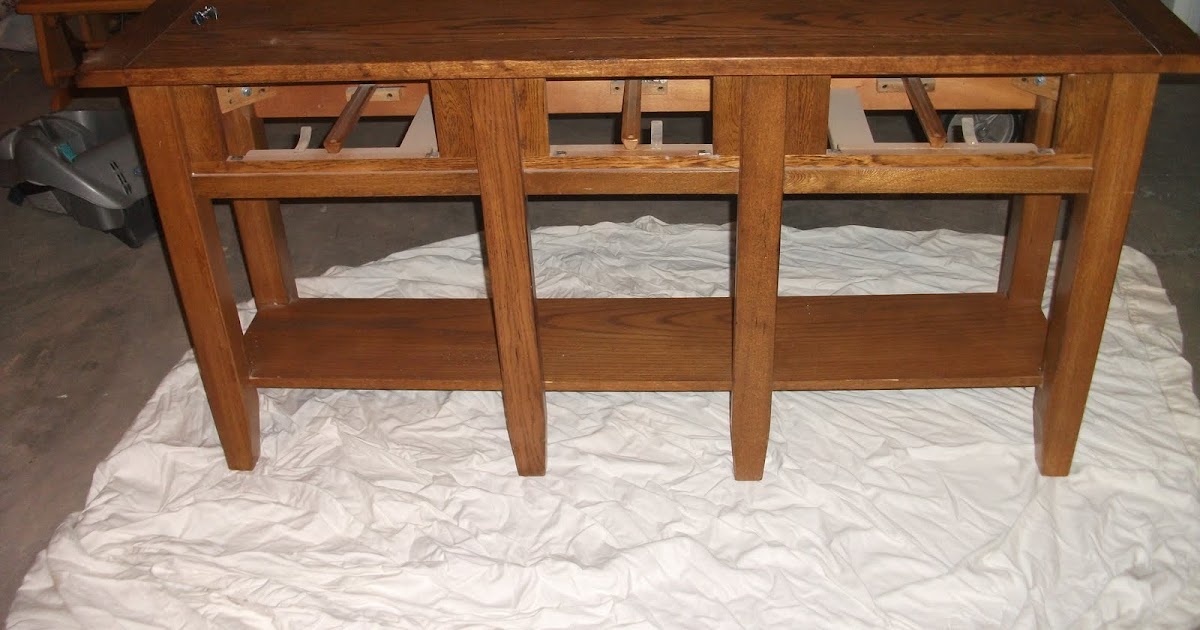 The Swanky Sofa Awesome Sofa Table Redo