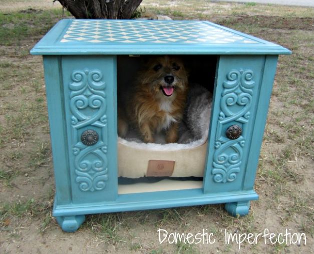 build your own dog crate end table Online Woodworking Plans