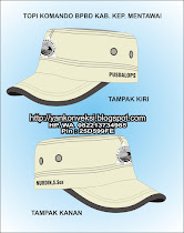 TOPI KOMANDO Pesanan BPBD Kep Mentawai