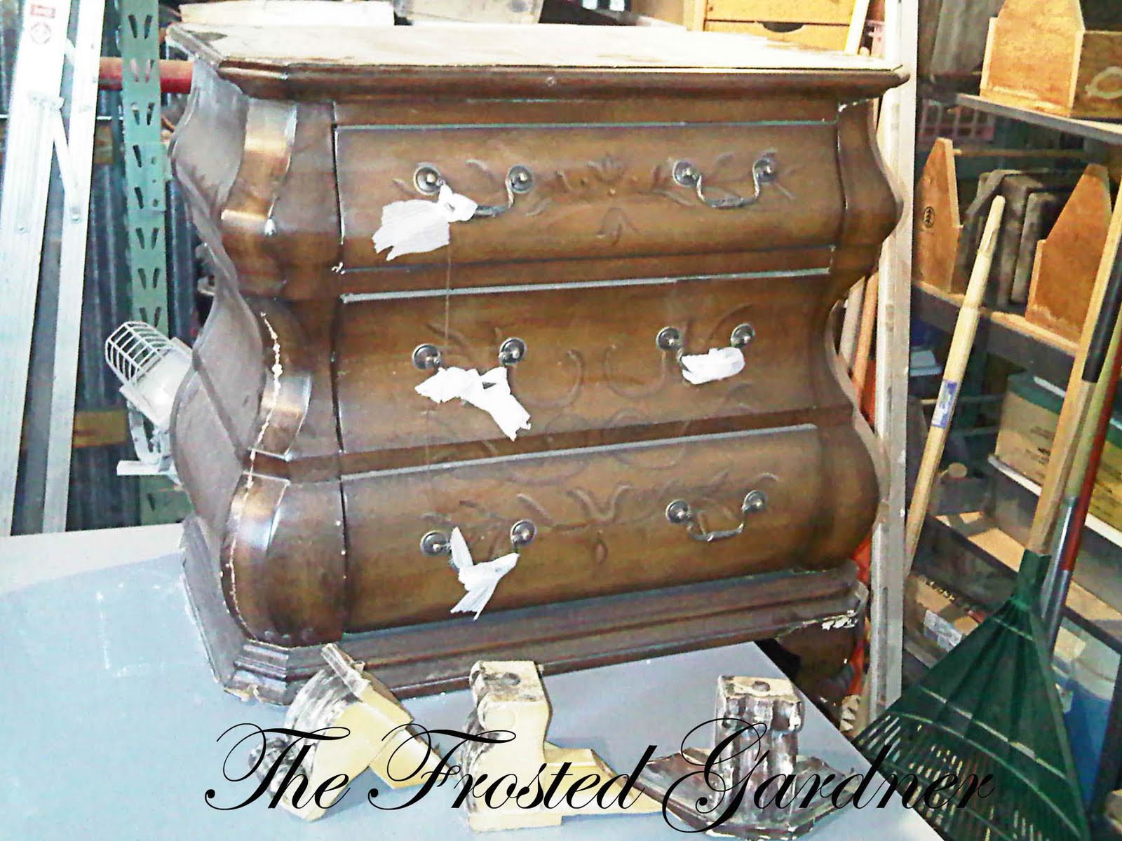 The Frosted Gardner The Bombay Chests Before & After