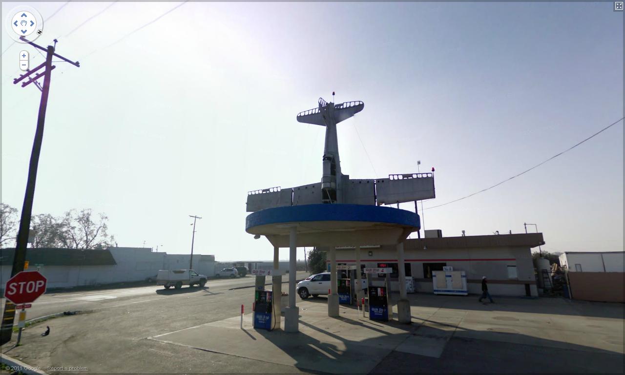 Sight By Walk Fuel From Plane 4 Caruthers Gas Station