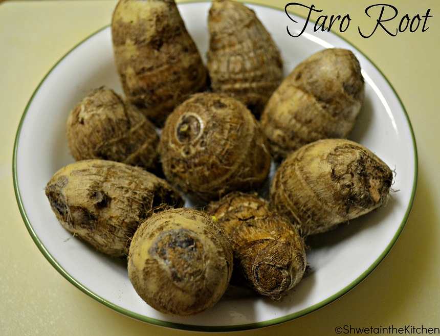 Shweta in the Kitchen Arbi ki Sabji Taro Root Vegetable Arbi ki
