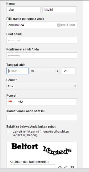 cara mudah membuat email gmail