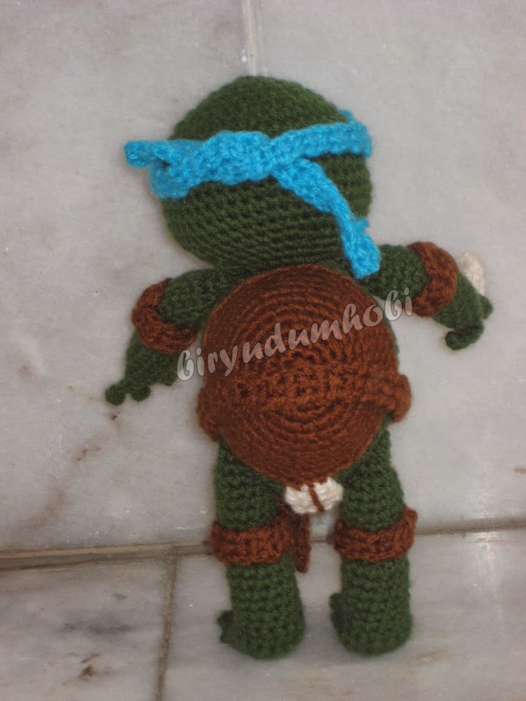 amigurumi ninja turtle leonardo biryudumhobi-aciklamali ...