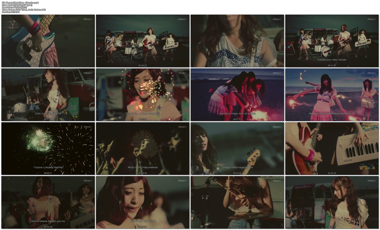 Silent Siren Starmine (MV, Sub, Lyrics, Romaji)