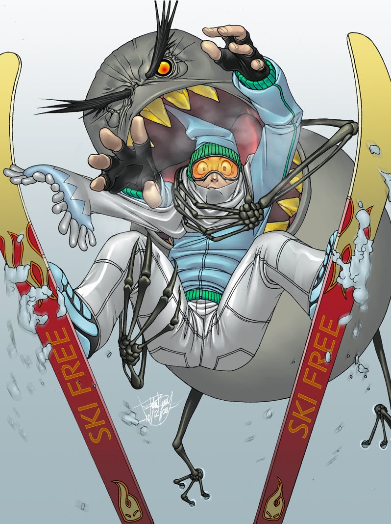 I Loved the Yeti Yeti Eats Skiers (Yeti Arcade SkiFree)