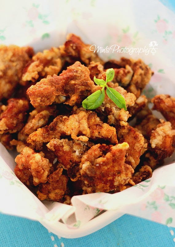 Min's Blog 台湾盐酥鸡 Taiwanese Salt and Pepper Popcorn Chicken