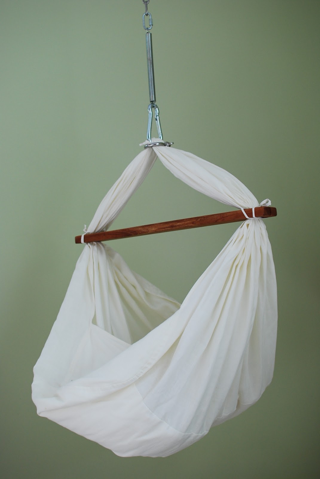 Stand and Deliver Linen baby hammock for sale