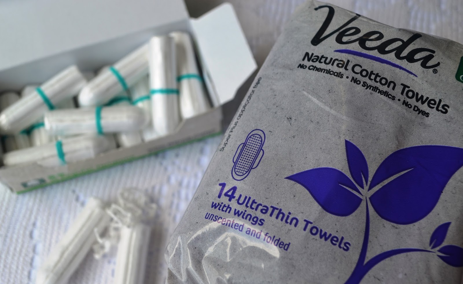 Veeda Natural Cotton Tampons & Towels Pam Scalfi♥