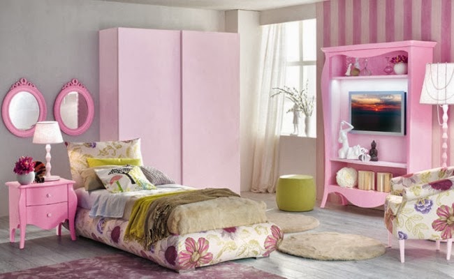 Cuartos de niña en rosa - Ideas para decorar dormitorios