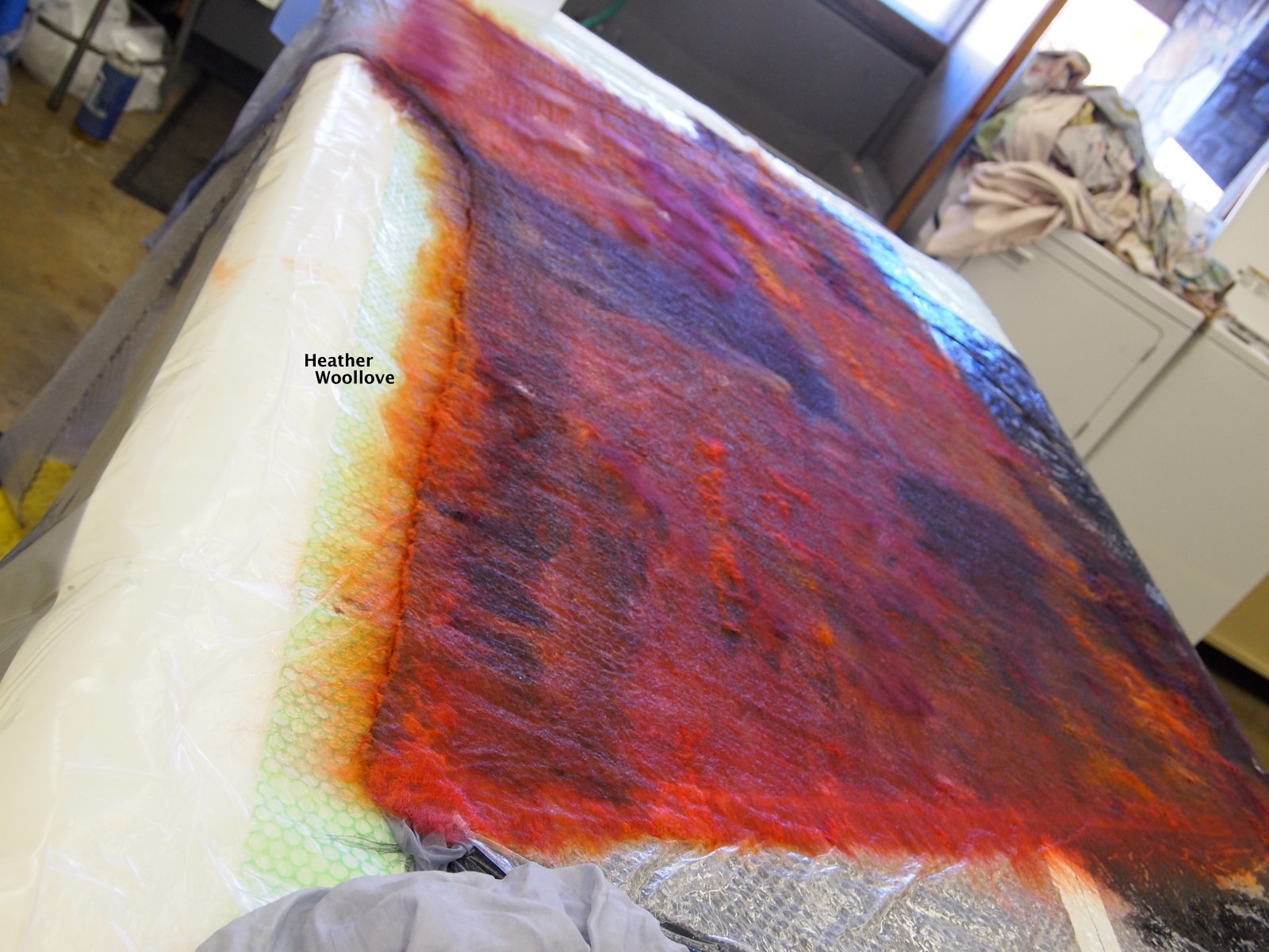 Wool lovefunctional fiber art Seamless Felt Jacket Class Part 2 of 4