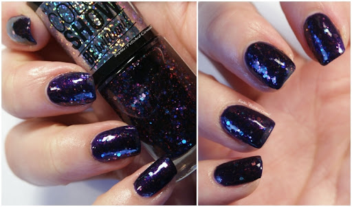 Jelly Sandwich Mani with Purple Dazzle