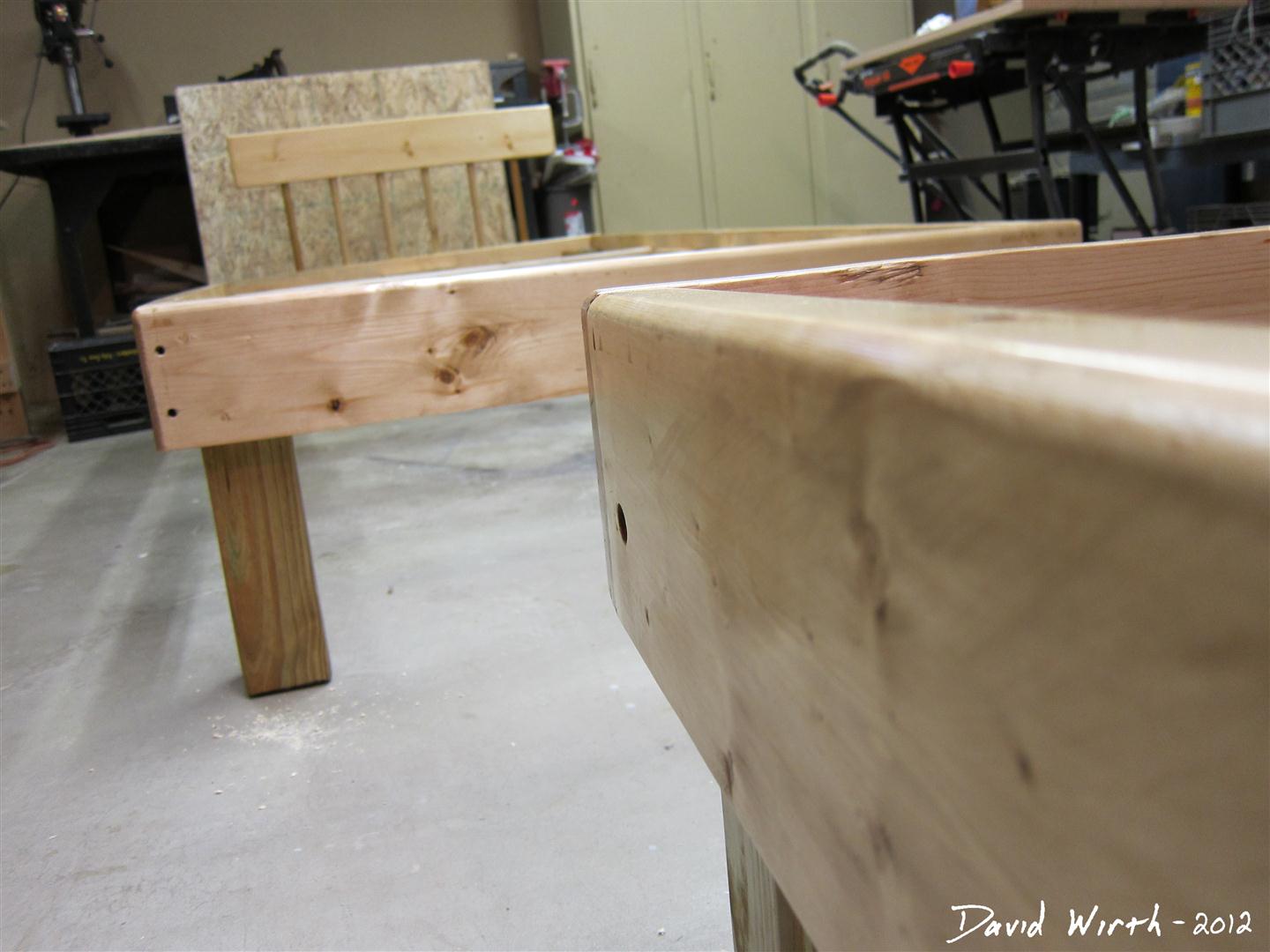 bed frame plans twin